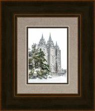 Load image into Gallery viewer, Salt Lake City Temple Evergreen Christmas