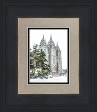 Load image into Gallery viewer, Salt Lake City Temple Evergreen Christmas