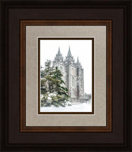 Load image into Gallery viewer, Salt Lake City Temple Evergreen Christmas