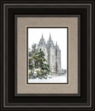 Load image into Gallery viewer, Salt Lake City Temple Evergreen Christmas