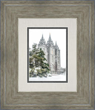 Load image into Gallery viewer, Salt Lake City Temple Evergreen Christmas