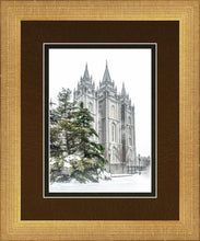Load image into Gallery viewer, Salt Lake City Temple Evergreen Christmas