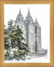 Load image into Gallery viewer, Salt Lake City Temple Evergreen Christmas