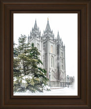 Load image into Gallery viewer, Salt Lake City Temple Evergreen Christmas