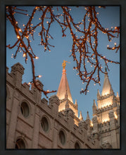 Load image into Gallery viewer, Salt Lake City Temple He Giveth Light Gallery Wrap