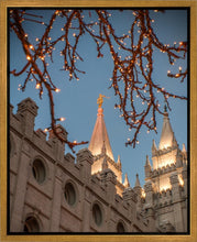 Load image into Gallery viewer, Salt Lake City Temple He Giveth Light Gallery Wrap