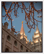 Load image into Gallery viewer, Salt Lake City Temple He Giveth Light Gallery Wrap