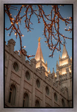 Load image into Gallery viewer, Salt Lake City Temple He Giveth Light Gallery Wrap