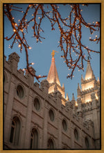 Load image into Gallery viewer, Salt Lake City Temple He Giveth Light Gallery Wrap