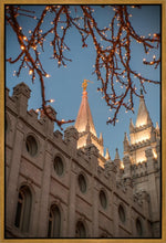 Load image into Gallery viewer, Salt Lake City Temple He Giveth Light Gallery Wrap