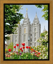Load image into Gallery viewer, Salt Lake City Temple June - God Is the Gardner Gallery Wrap