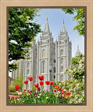 Load image into Gallery viewer, Salt Lake City Temple June - God Is the Gardner Gallery Wrap