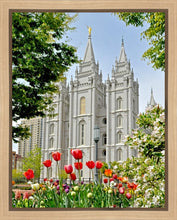 Load image into Gallery viewer, Salt Lake City Temple June - God Is the Gardner Gallery Wrap
