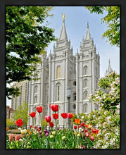 Load image into Gallery viewer, Salt Lake City Temple June - God Is the Gardner Gallery Wrap