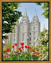 Load image into Gallery viewer, Salt Lake City Temple June - God Is the Gardner Gallery Wrap