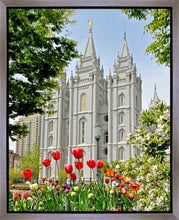Load image into Gallery viewer, Salt Lake City Temple June - God Is the Gardner Gallery Wrap