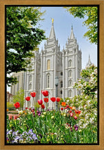 Load image into Gallery viewer, Salt Lake City Temple June - God Is the Gardner Gallery Wrap