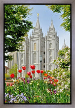 Load image into Gallery viewer, Salt Lake City Temple June - God Is the Gardner Gallery Wrap