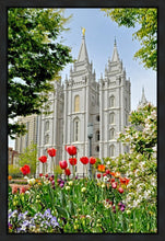 Load image into Gallery viewer, Salt Lake City Temple June - God Is the Gardner Gallery Wrap