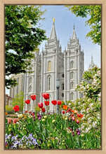 Load image into Gallery viewer, Salt Lake City Temple June - God Is the Gardner Gallery Wrap