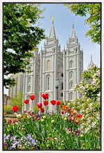 Load image into Gallery viewer, Salt Lake City Temple June - God Is the Gardner Gallery Wrap