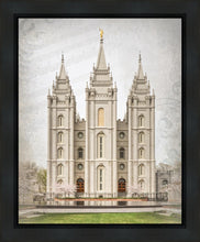 Load image into Gallery viewer, Salt Lake City Temple The Spirit Of God Gallery Wrap