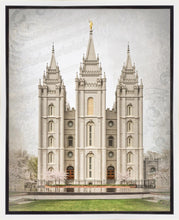 Load image into Gallery viewer, Salt Lake City Temple The Spirit Of God Gallery Wrap