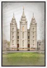 Load image into Gallery viewer, Salt Lake City Temple The Spirit Of God Gallery Wrap