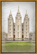 Load image into Gallery viewer, Salt Lake City Temple The Spirit Of God Gallery Wrap