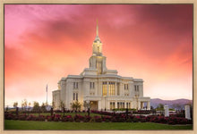 Load image into Gallery viewer, Payson Temple Glory in Stages Gallery Wrap