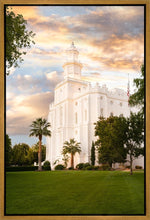 Load image into Gallery viewer, St. George Temple We Shall Seek Him Gallery Wrap