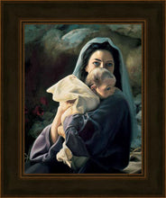 Load image into Gallery viewer, Be It Unto Me is a painting that depicts Mary holding the baby Jesus in her arms - Liz Lemon Swindle | Havenlight | latter-day saint artwork