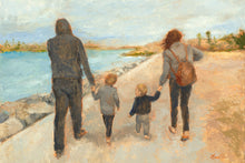 Load image into Gallery viewer, Family Walk On The Beach