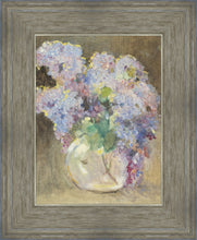 Load image into Gallery viewer, Hydrangeas in a Glass Vase