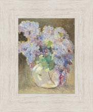 Load image into Gallery viewer, Hydrangeas in a Glass Vase