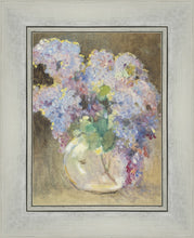 Load image into Gallery viewer, Hydrangeas in a Glass Vase