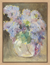 Load image into Gallery viewer, Hydrangeas in a Glass Vase
