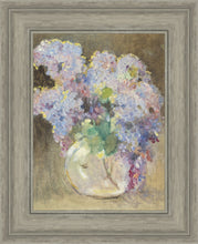 Load image into Gallery viewer, Hydrangeas in a Glass Vase