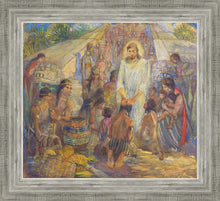 Load image into Gallery viewer, Christ Blesses the Nephites at the Bountiful Temple