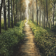 Load image into Gallery viewer, Enjoy The Beauty On Your Broken Path, Forest Walkway
