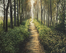 Load image into Gallery viewer, Enjoy The Beauty On Your Broken Path, Forest Walkway