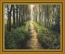 Load image into Gallery viewer, Enjoy The Beauty On Your Broken Path, Forest Walkway