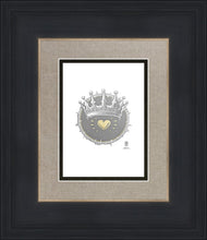 Load image into Gallery viewer, 2 Crowns GRAPHITE Large Wall Art Gallery Wrap