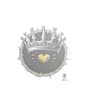 Load image into Gallery viewer, 2 Crowns GRAPHITE Large Wall Art Gallery Wrap