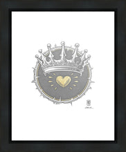 Load image into Gallery viewer, 2 Crowns GRAPHITE Large Wall Art Gallery Wrap