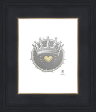 Load image into Gallery viewer, 2 Crowns GRAPHITE Large Wall Art Gallery Wrap