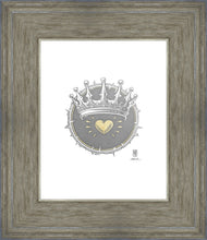 Load image into Gallery viewer, 2 Crowns GRAPHITE Large Wall Art Gallery Wrap