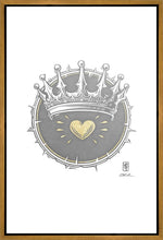 Load image into Gallery viewer, 2 Crowns GRAPHITE Gallery Wrap