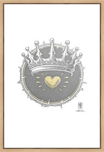 Load image into Gallery viewer, 2 Crowns GRAPHITE Gallery Wrap