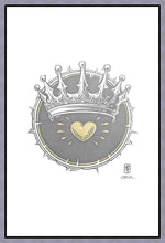 Load image into Gallery viewer, 2 Crowns GRAPHITE Gallery Wrap